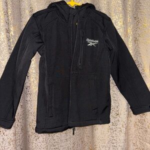 Reebok Kids Black Zip-Up Hoodie